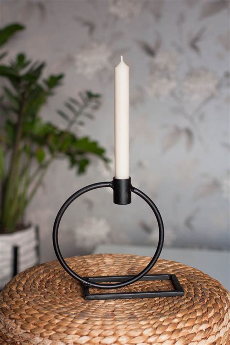 metal candle holder circle